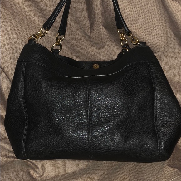 COACH pebbled leather Small Lexy handbag - Picture 3 of 8